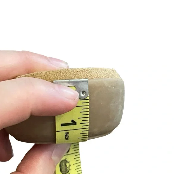 Minnetonka Violet Frayed Denim Slide Sandal - Picture 15 of 15